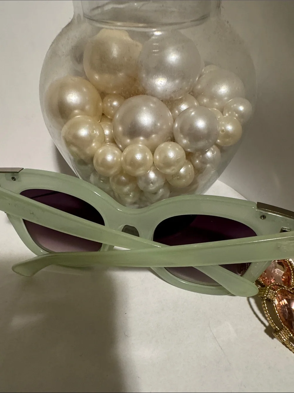 Classic Women's Sunglasses in Mint Green